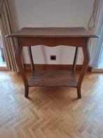 Houten bijzettafel, Huis en Inrichting, Tafels | Bijzettafels, Ophalen, Gebruikt, 55 tot 75 cm, 60 cm of meer