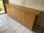 Koopje! - Moderne dressoir in beuken-look, Ophalen, Gebruikt, 200 cm of meer, Minder dan 100 cm