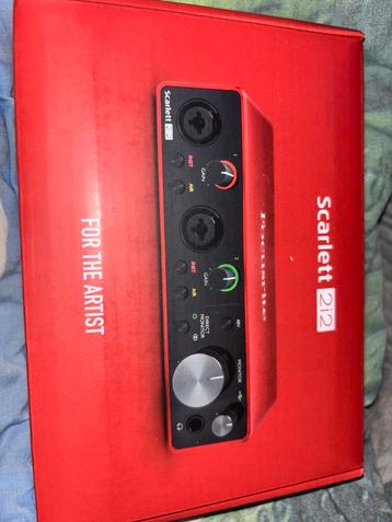 Focusrite Scarlett 2i2 3e gen beschikbaar voor biedingen
