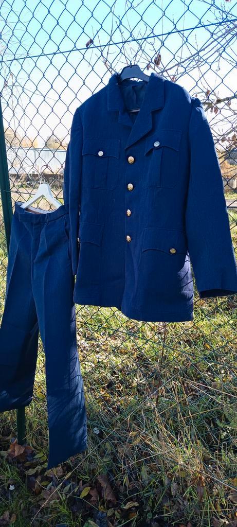 Ensemble veste et pantalon Royal blue air force 4FF, Collections, Objets militaires | Général, Marine