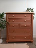 Ladekast in een mooie terracotta kleur, Ophalen, Zo goed als nieuw