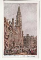 Hôtel de Ville de Bruxelles en 1833 d'après S. Prout, Non affranchie, Bruxelles (Capitale), Envoi