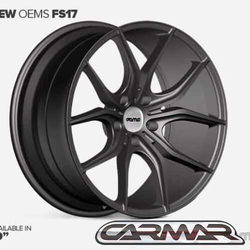 19'' Breedset Mat Zwart OEMS-Wheels Mercedes, Auto-onderdelen, Banden en Velgen, Velg(en), 19 inch, Nieuw, Ophalen of Verzenden