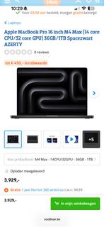Apple MacBook Pro 16 inch M4 Pro, Ophalen, Zo goed als nieuw, MacBook, 16 inch