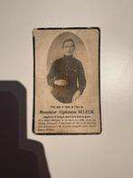 Doodsbrief van een Belgische sergeant WO1 13e lijn #5, Verzamelen, Ophalen of Verzenden