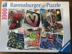 Puzzel Ravensburger 1000 stukjes NYC bloemenpracht, Ophalen of Verzenden, 500 t/m 1500 stukjes, Gebruikt, Legpuzzel