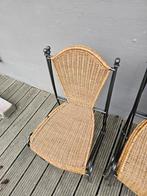 Rieten tuinstoelen, Tuin en Terras, Ophalen, Gebruikt