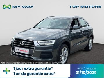 Audi Q3 GARANTIE*150PK*GPS*SENSOREN*LEDER*TOPWAY.BE beschikbaar voor biedingen