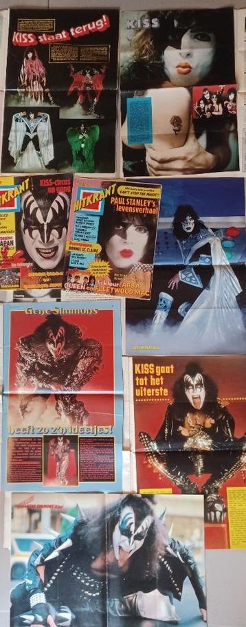 8x KISS in HITKRANT 1980 // covers/posters/artikels