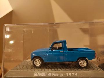 Renault 4 Pickup 1979 1:43 en vitrine 