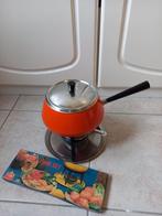 Vintage volledige fondue set Spring Mod. Dep., Elektronische apparatuur, Ophalen of Verzenden, Zo goed als nieuw, Fonduepan