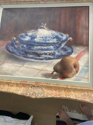 Antiek schilderij Pieter Jan De Clerck beschikbaar voor biedingen