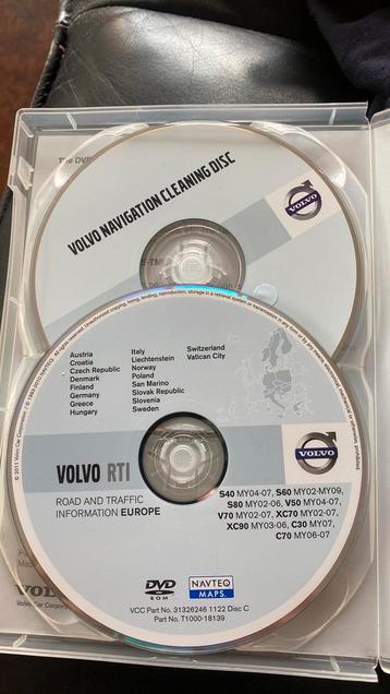 Cleaning dvd en navigatie dvd oude Volvo 