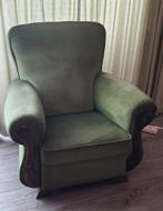 Vintage zetels groen - 2 stuks ( prijs is per stuk), Verzamelen, Retro, Huis en Inrichting, Ophalen