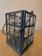 lantaarn, Huis en Inrichting, Ophalen of Verzenden, Zo goed als nieuw, Zwart, Metaal