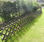 Tuinafsluiting Duitse uitvoering, Ophalen, Gebruikt, Hout, Sierhekwerk