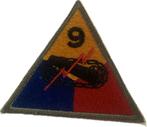 Patch US ww2 9th Armored Division, Collections, Autres