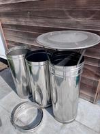 Inox buis rookafvoer schoorsteen, Doe-het-zelf en Bouw, Buizen en Afvoer, Ophalen, Inox, Gebruikt, 2 tot 4 meter