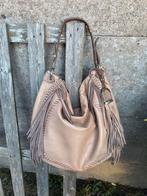 Ralph Lauren beige hobo tas met franjes - nieuwstaat, Ophalen of Verzenden, Beige
