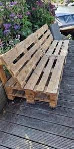 Pallet banken op aanvraag, Tuin en Terras, Ophalen, Zo goed als nieuw