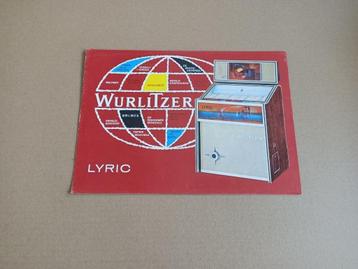 Folder: Wurlitzer Lyric (1965) jukebox  
