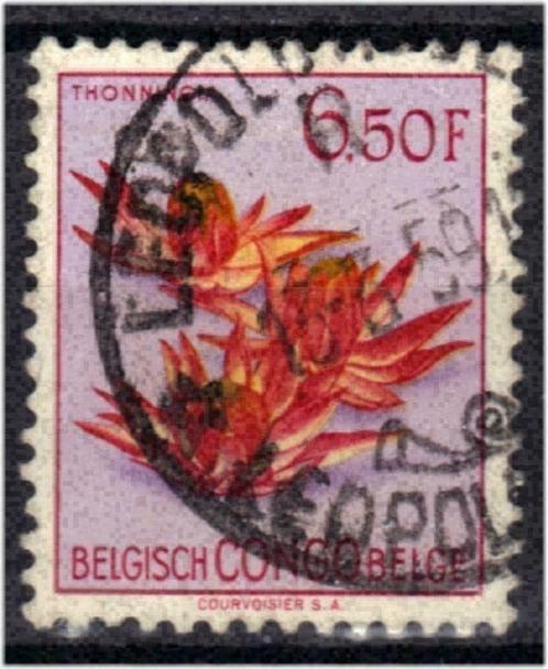 Belgisch Congo 1952 - Yvert 317 - Flora - Bloemen (ST), Timbres & Monnaies, Timbres | Afrique, Affranchi, Autres pays, Envoi