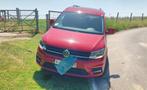Superbe VW Caddy Double Cabine Rouge dans un état impeccable, Autos, Rouge, Achat, Euro 6, Boîte manuelle