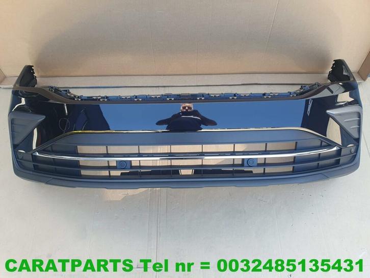 5NA807221C Tiguan voorbumper tiguan bumper C9X Deep Black, Auto-onderdelen, Carrosserie, Bumper, Voor, Gebruikt