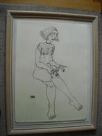 verzameling van ongeveer 200 naakt tekeningen 50x70cm, Ophalen