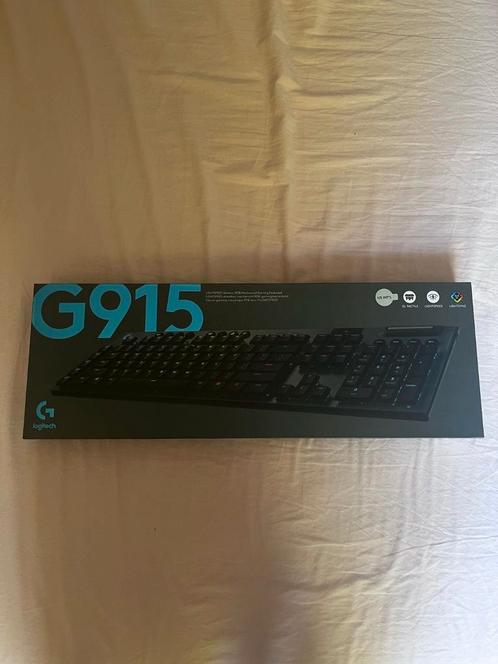 Logitech G915 Wireless Gaming Keyboard, Computers en Software, Toetsenborden, Nieuw, Qwerty, Draadloos, Gaming toetsenbord, Verzenden