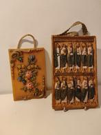 2 vintage ikoon 12 apostel in kaars kunst Kerst, Ophalen of Verzenden