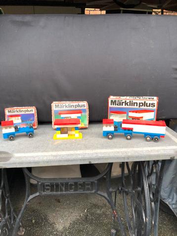 3 vintage bouwdoosjes Märklin plus C serie ‘70 beschikbaar voor biedingen