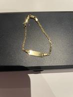 Gourmette enfants or 18k, Handtassen en Accessoires, Armbanden, Goud, Goud, Zo goed als nieuw