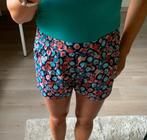 Turqiose-roos zomershortje, Kleding | Dames, Broeken en Pantalons, Maat 38/40 (M), Kort, Ophalen of Verzenden, Roze