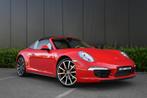 Porsche 911 991 Targa 4 / 63dkm / sportuitlaat, zetelver,pdk, Auto's, Porsche, Automaat, Cabriolet, Leder, Bedrijf