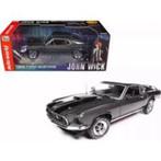 John Wick 1969 Ford Mustang Auto World 1:18 DIRECT LEVERBAAR, Ophalen of Verzenden, Nieuw, Auto, ERTL