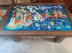 Vintage salontafel, Ophalen, Eikenhout