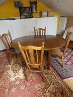 Tafel + stoelen, Ophalen