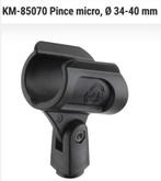 Köning & Meyer pince microphone K&M 85070, Musique & Instruments, Microphones, Enlèvement ou Envoi, Comme neuf, Micro chant