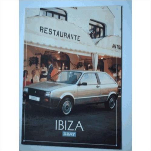 Seat Ibiza Brochure 1987 #3 Nederlands, Livres, Autos | Brochures & Magazines, Utilisé, Enlèvement ou Envoi