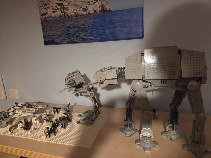 lego AT-AT 75288 & plates, Kinderen en Baby's, Speelgoed | Duplo en Lego, Gebruikt, Lego, Complete set, Ophalen