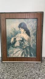 Francisco Ribera vintage prent in mooi kader 78x95, Enlèvement