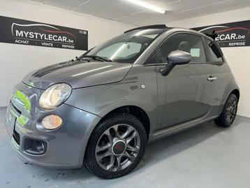 Fiat 500C 1.2i Sport, Cabriolet, Airco Euro 6b,Garantie 1an disponible aux enchères