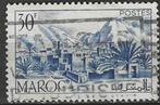 Marokko 1951 - Yvert 305 - De Todravallei (ST), Marokko, Verzenden, Gestempeld