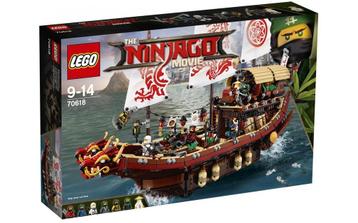 Lego Ninjago Destiny's Bounty 70618 beschikbaar voor biedingen