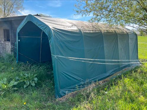 Weidetent / Opbergtent / Stalling – Donkergroen 3.3 x 6.3, Dieren en Toebehoren, Stalling en Weidegang, Stalling