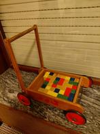 Vintage karretje met 44 houten blokken, Enlèvement