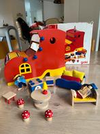 Goki poppenhuis met poppetjes meubels toebehoren accessoires, Kinderen en Baby's, Speelgoed | Poppenhuizen, Ophalen of Verzenden