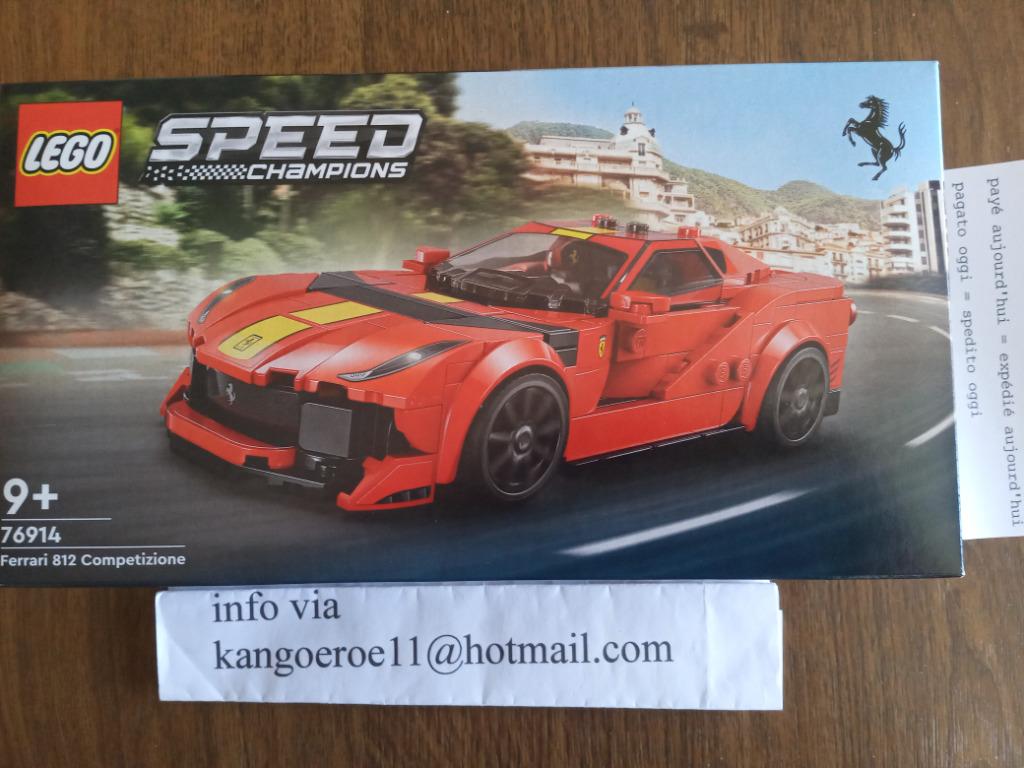 LEGO Speed Champions Ferrari 812 Competizione Set - 76914, Kinderen en Baby's, Speelgoed | Bouwstenen, Nieuw, Overige merken, Verzenden