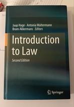 Introduction to Law, Jaap Hage, Antonia Waltermann, Bram Akkermans, Engels, Ophalen, Gelezen